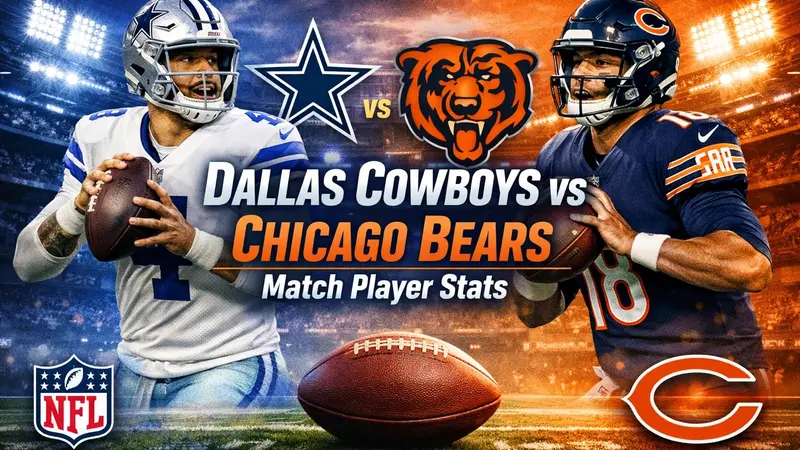 Dallas cowboys vs chicago bears match player stats