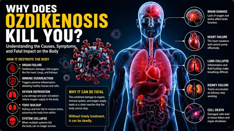 why does ozdikenosis kill you